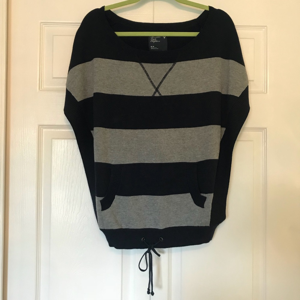 American Eagle Outfitters Drawstring Poncho Size M